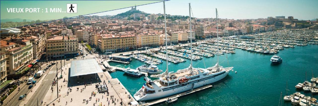 Bel Appart Tout Equipe Lägenhet Marseille Exteriör bild