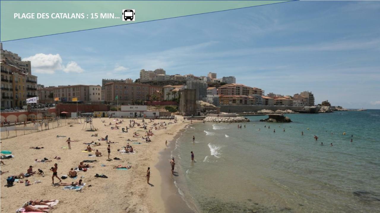 Bel Appart Tout Equipe Lägenhet Marseille Exteriör bild